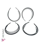 Vincha piel de durazno - Paq x 12 unid