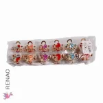 Clip de cabello metal - Paq x 12 unid