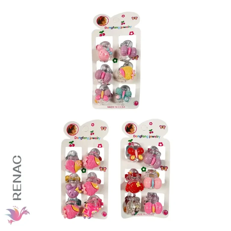 Ganchitos kawaii - Paq x 12 cartillas