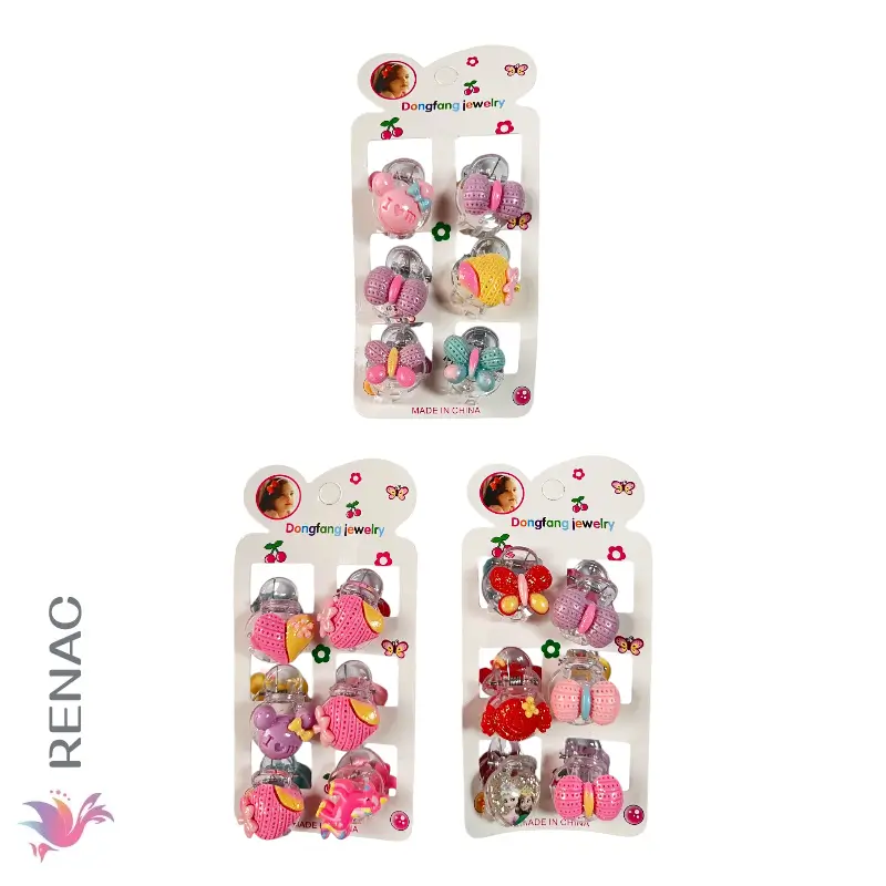 Ganchitos kawaii - Paq x 12 cartillas