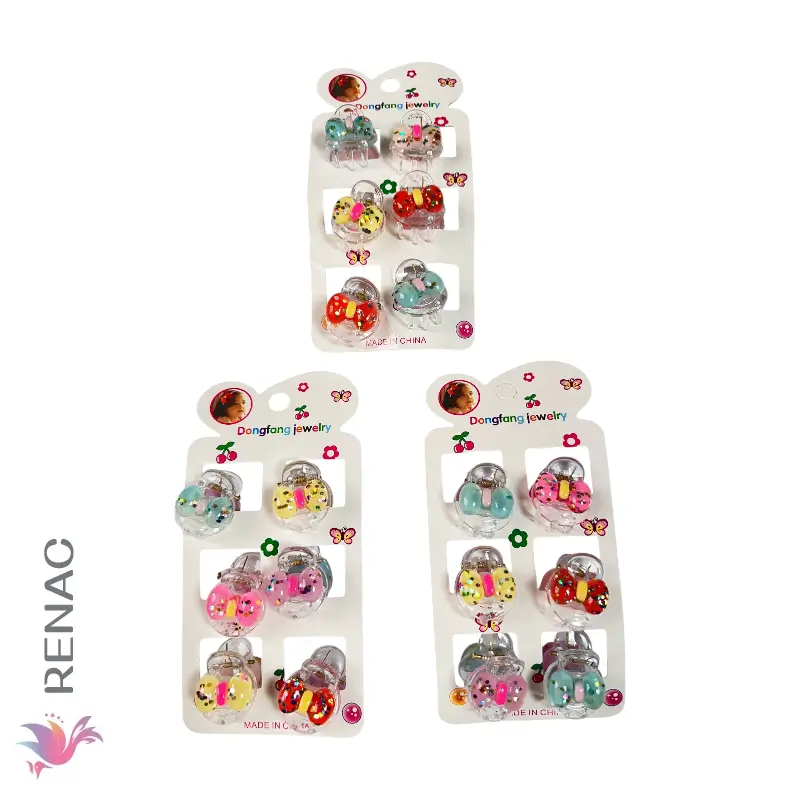 Ganchitos kawaii - Paq x 12 cartillas