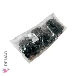 Colet liga arito negro - Paq x 12 bolsitas