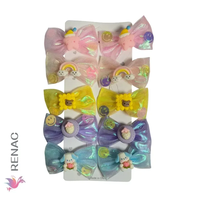 Gancho pico kawaii - Paq x 12 cartillas