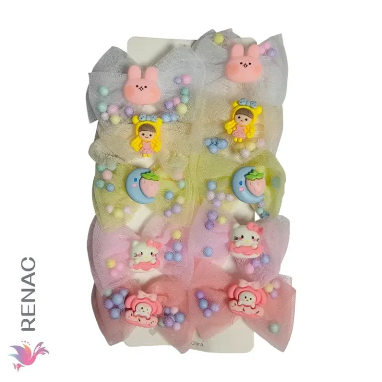 Gancho pico kawaii - Paq x 12 cartillas