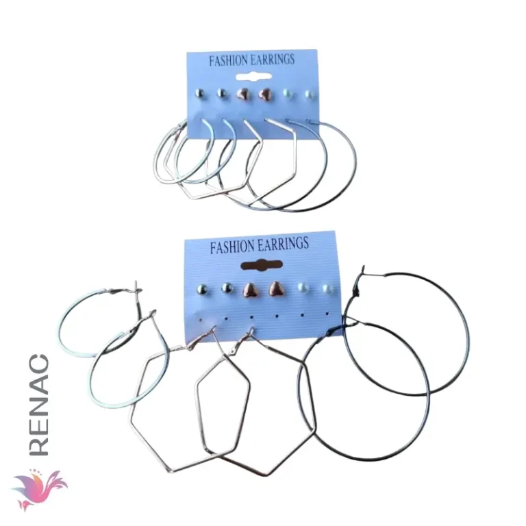 Set arete noveno / colgante - Paq x 12 cartillas