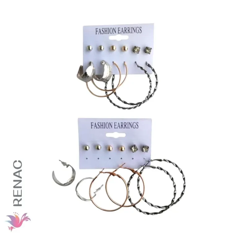 Set arete noveno / colgante - Paq x 12 cartillas