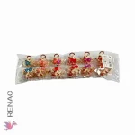 Clip de cabello metal - Paq x 12 unid