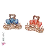 Clip de cabello metal - Paq x 12 unid