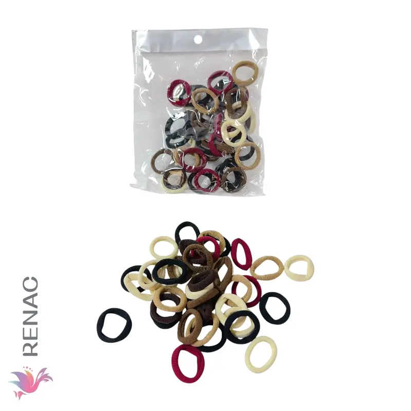 RE-015-5(4) Colet liga arito colores - Paq x 12 bolsitas