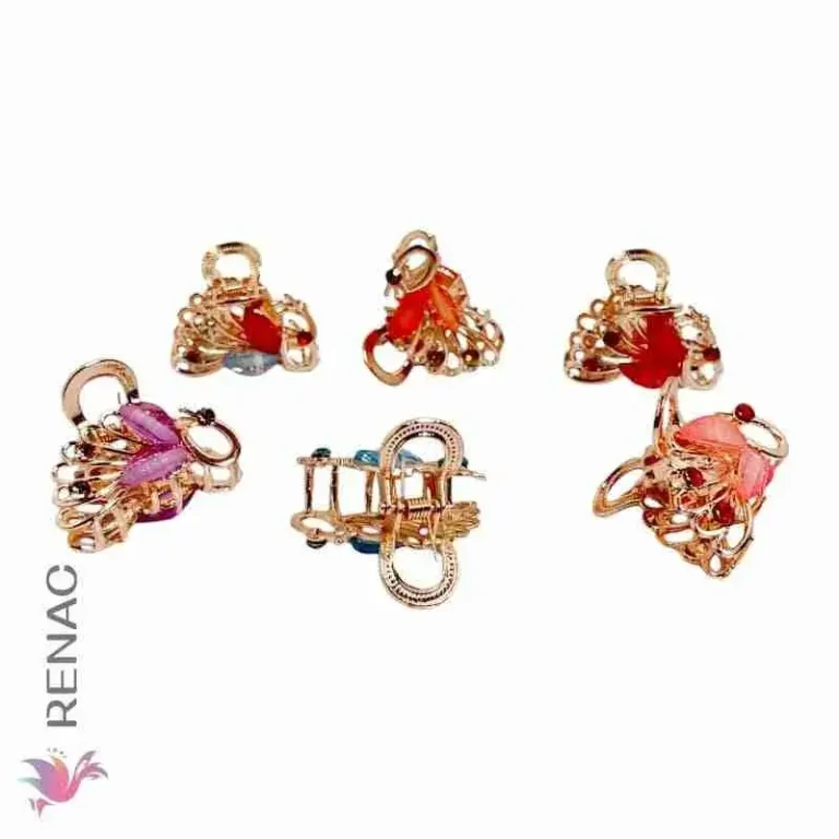 Clip de cabello metal - Paq x 12 unid