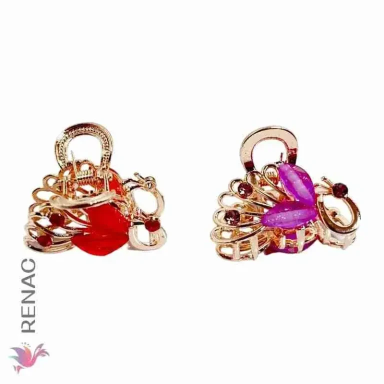 Clip de cabello metal - Paq x 12 unid