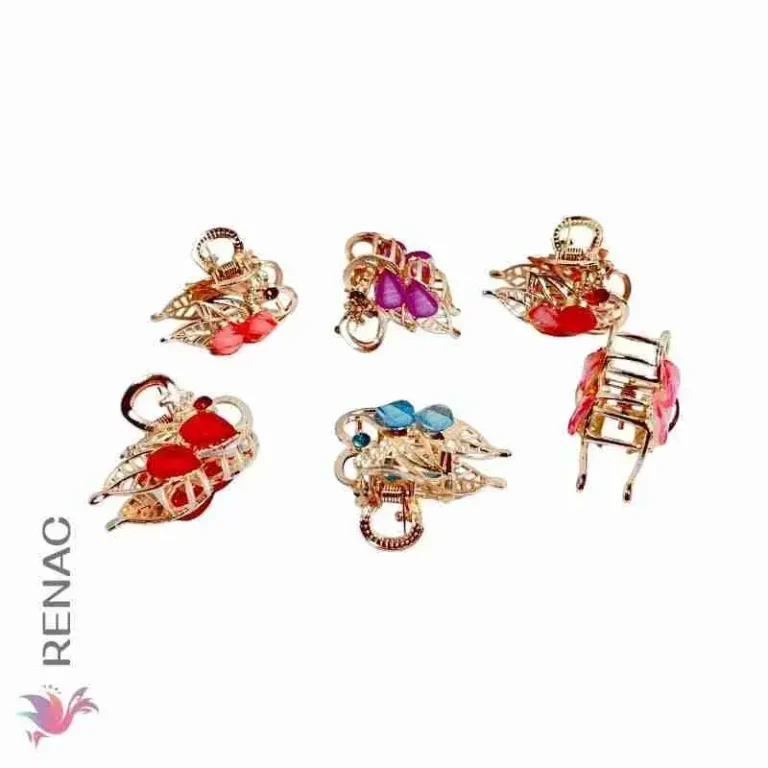 Clip de cabello metal - Paq x 12 unid