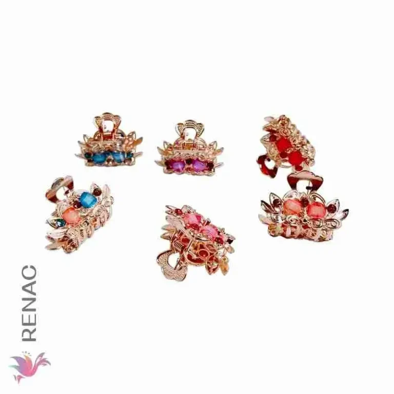 Clip de cabello metal - Paq x 12 unid