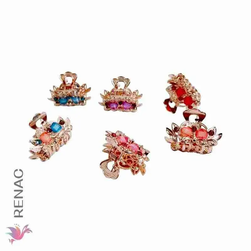 Clip de cabello metal - Paq x 12 unid