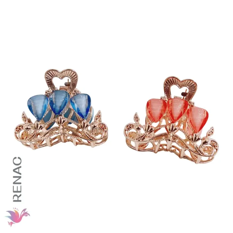 Clip de cabello metal - Paq x 12 unid