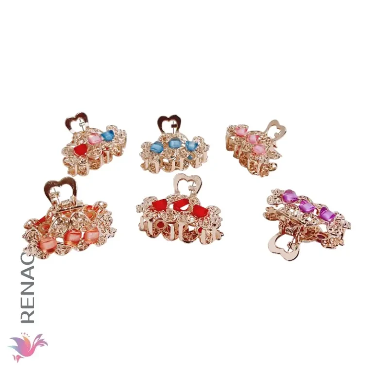 Clip de cabello metal - Paq x 12 unid