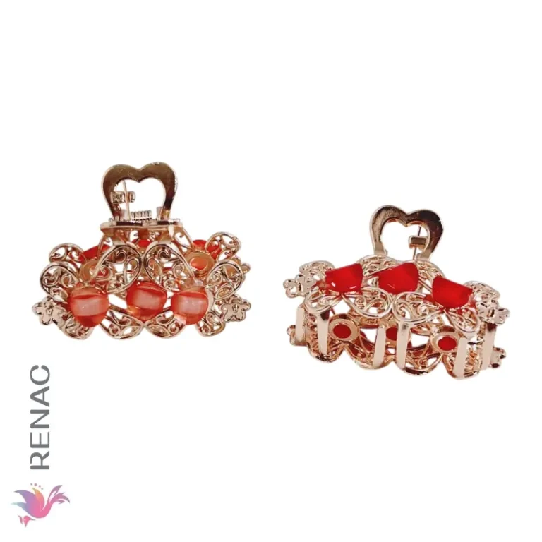 Clip de cabello metal - Paq x 12 unid