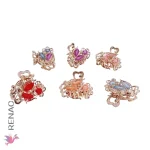 Clip de cabello metal - Paq x 12 unid