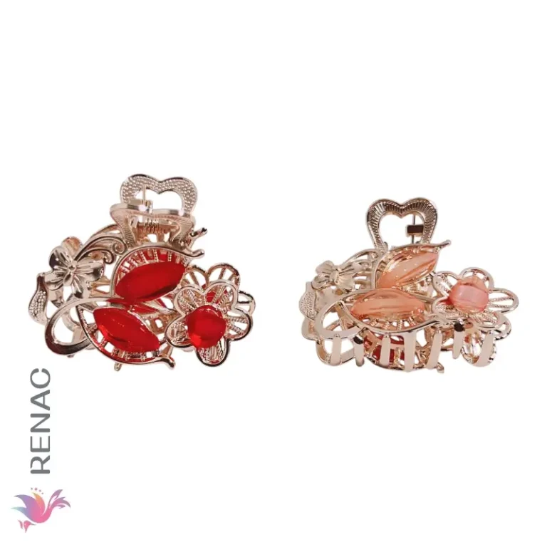 Clip de cabello metal - Paq x 12 unid