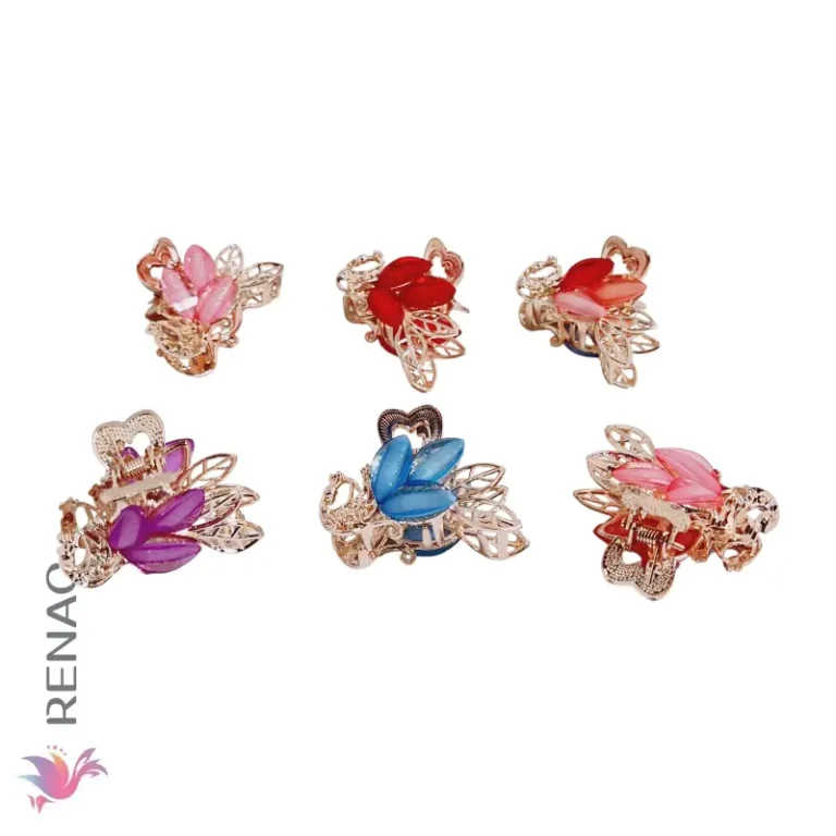 Clip de cabello metal - Paq x 12 unid