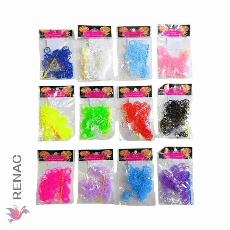 Set de ligas en bolsa - Paq x 12 unid