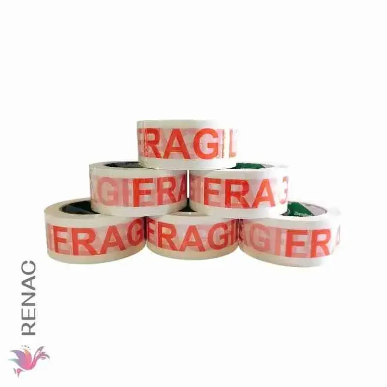 Cinta embalaje fragil, 4.8cm*100m - Cono x 6 unid