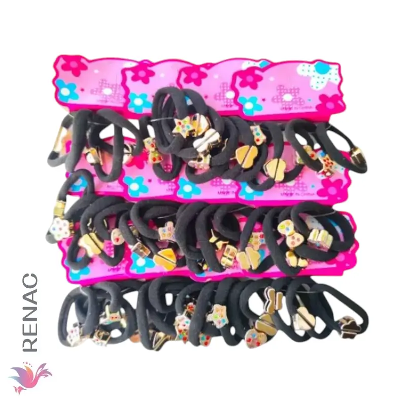 RN-022 Colet liga con dije plateado - Paq x 12 cartillas