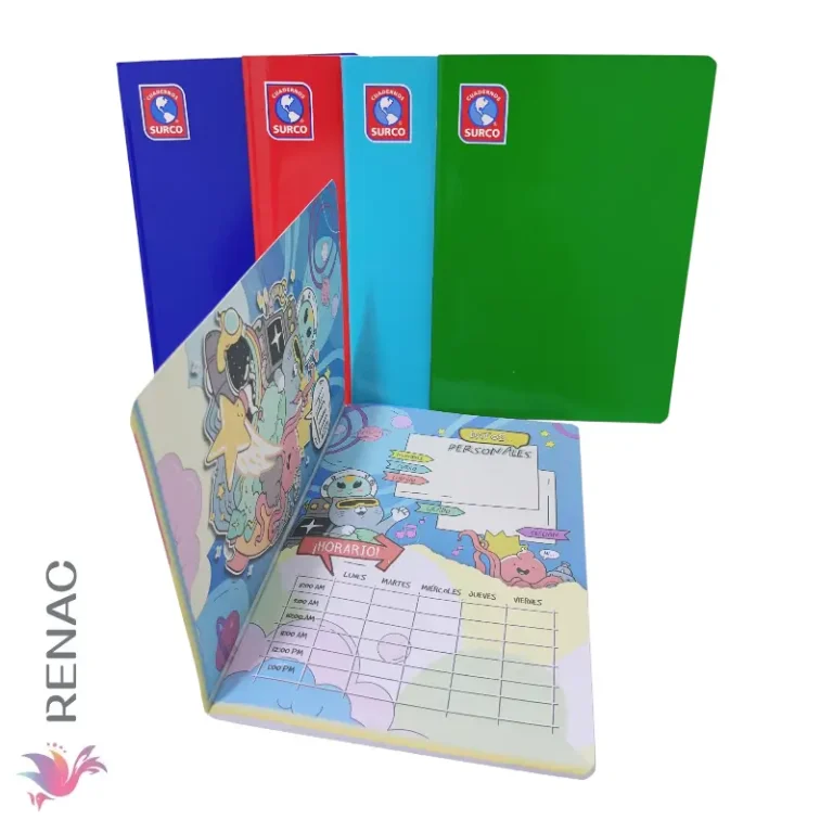 Cuaderno Surco A4 (colores)