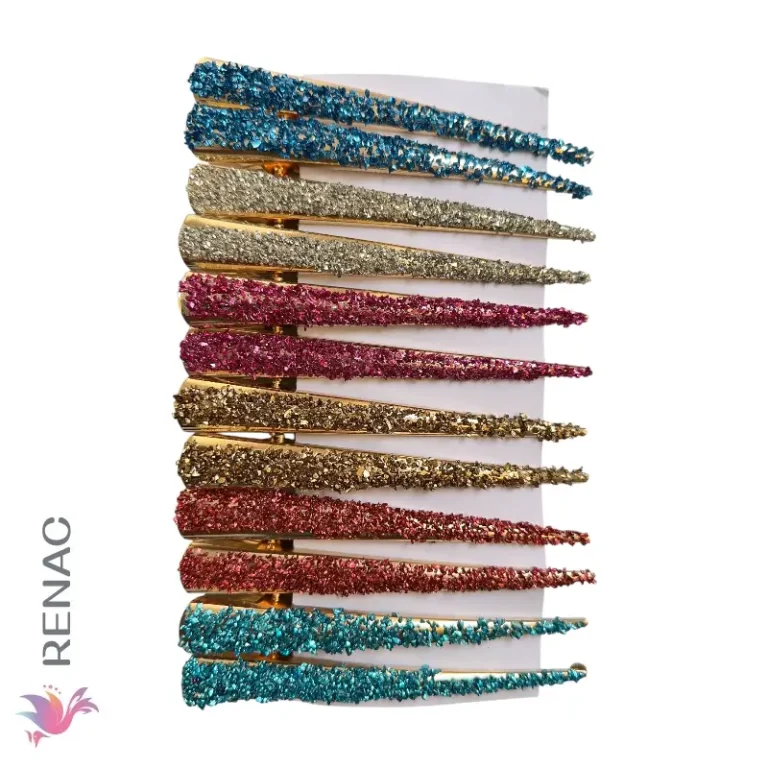 Gancho pico pato dorado - Paq x 12 unid