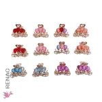 Clip de cabello metal - Paq x 12 unid