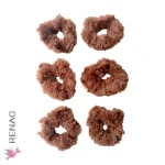 Colet peluche marron - Paq x 12 unid