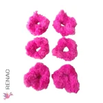 Colet peluche fuccia - Paq x 12 unid