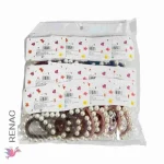 Colet liga con perla - Paq x 12 cartillas