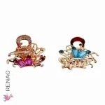 Clip de cabello metal - Paq x 12 unid