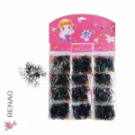 Liga en plancha, delgado/negro - Paq x 12 planchas