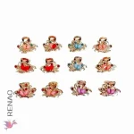 Clip de cabello metal - Paq x 12 unid