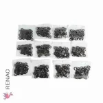 Colet liga arito negro - Paq x 12 unid