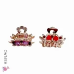 Clip de cabello metal - Paq x 12 unid