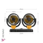 Ventilador de Coche 23X18X29 Cm