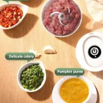 Mini Picadora Eléctrica 10X8X8 Cm