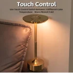 Luz Led Avanazada de Metal Recargable 9X13X28 Cm