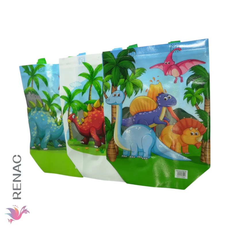 BC1008 (3) Bolsa dinosaurio pvc - Paquete x 12 unid - Imagen 1