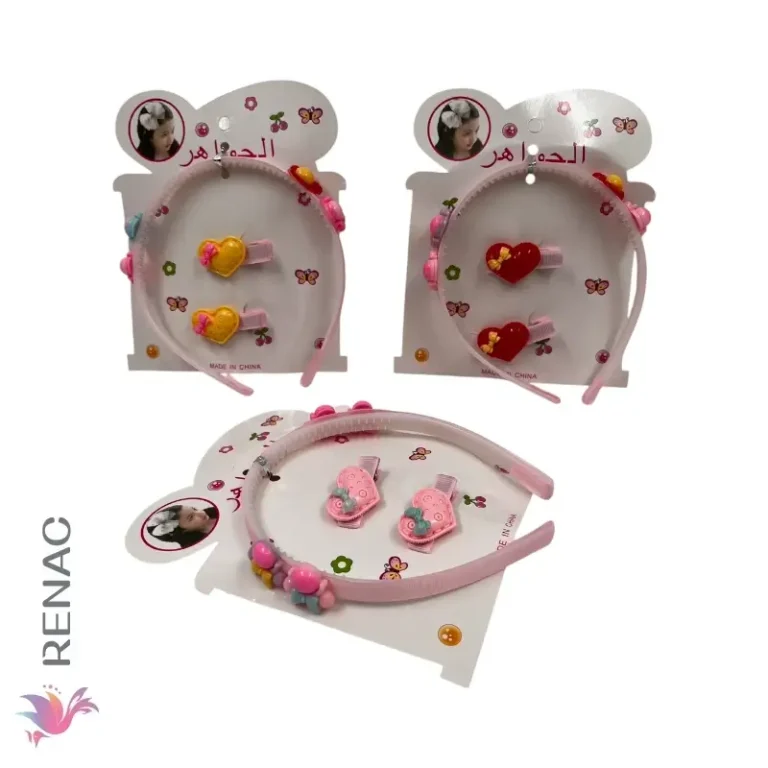 Set de Vincha y Gancho - Paq x 12 unid