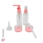 SET DE FRASCO PULVERIZADOR CONTENEDOR DE ASEO PARA VIAJE X 6 PCS