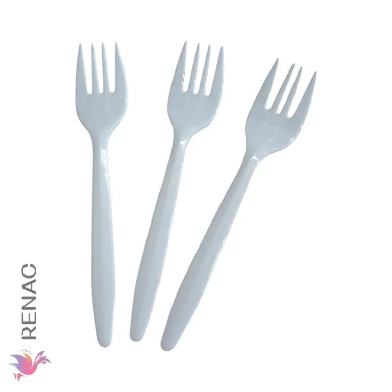 Tenedor Descartable N° 6, Pqt De 50 Pcs