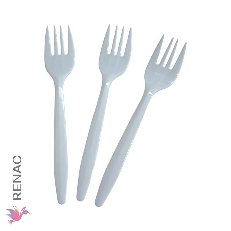 Tenedor Descartable N° 6, Pqt De 50 Pcs