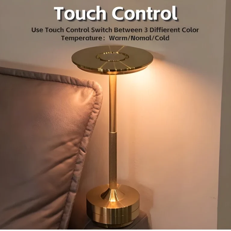 Luz Led Avanazada de Metal Recargable 9X13X28 Cm