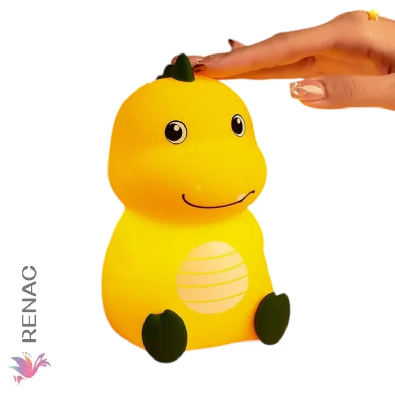 Lámpara Led Dinosaurio Nocturno 9,2X10,2X16,2 Cm