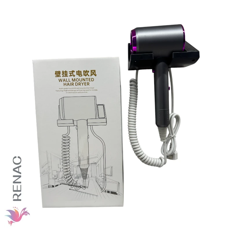 SECADOR DE PELO DE PARED POTENCIA DE 1200W, 13x8x28 CM