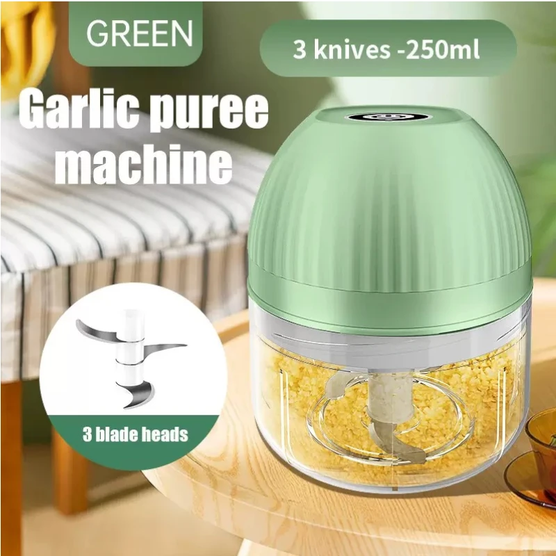 Mini Picadora Eléctrica 10X8X8 Cm